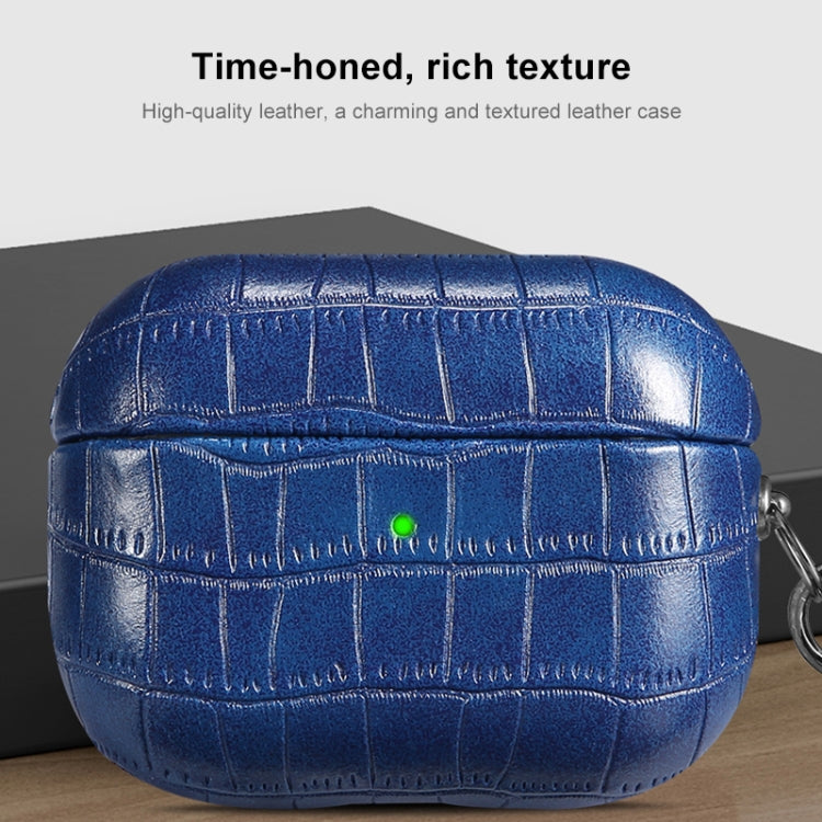 Crocodile Texture Earphone Protective Case, For AirPods 4, For AirPods Pro 2, For AirPods 3������...