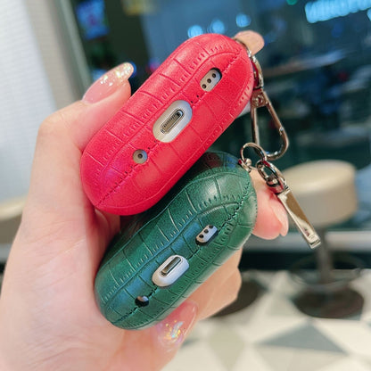 Crocodile Texture Earphone Protective Case, For AirPods 4, For AirPods Pro 2, For AirPods 3������...