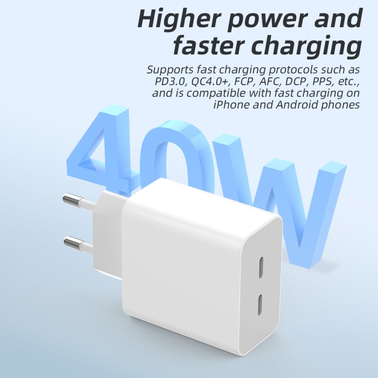 M160 PD 40W Dual Type-C Fast Charger