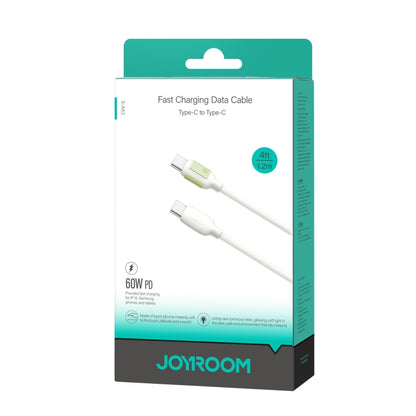 JOYROOM S-A53 Fluorescent Series 60W Type-C to Type-C Fast Charging Data Cable, 1.2m, 2m