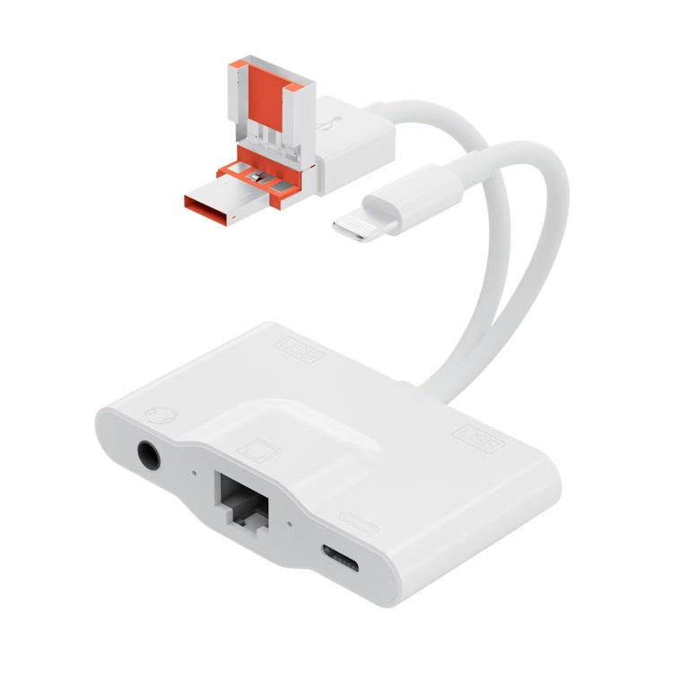 NK-1033TL Pro USB-C / Type-C, 8 Pin, USB to USB-C / Type-C, 2 x USB, RJ45, 3.5mm Multi-function A...