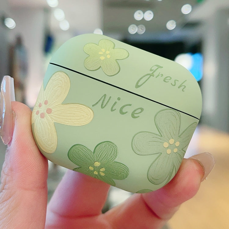 Oil Painting Floral Matte Earphones Protective Case, For AirPods 4, For AirPods Pro 2, For AirPod...
