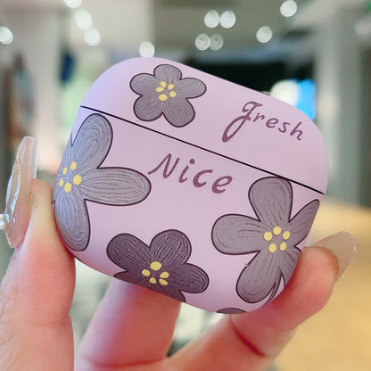 Oil Painting Floral Matte Earphones Protective Case, For AirPods 4, For AirPods Pro 2, For AirPod...