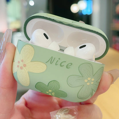 Oil Painting Floral Matte Earphones Protective Case, For AirPods 4, For AirPods Pro 2, For AirPod...