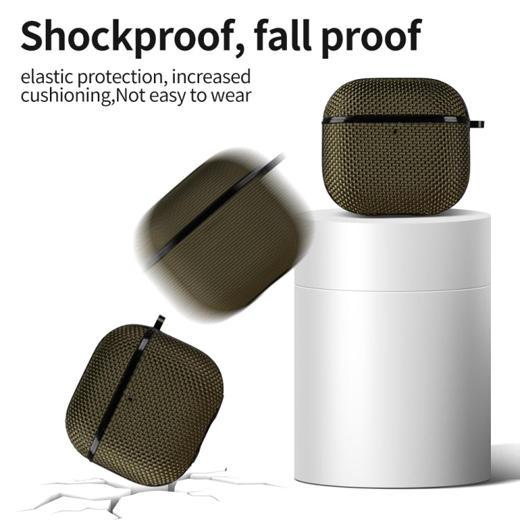 Nylon Waterproof Wireless Earphone Case with Hook, For AirPods 4