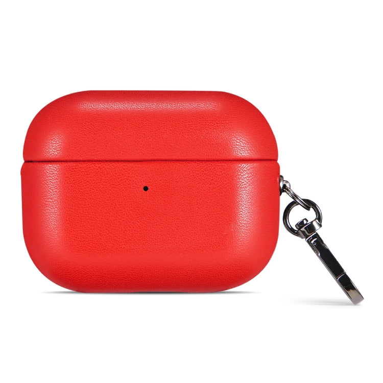 Gloss Oil PU Leather Wireless Bluetooth Earphone Protective Case, For AirPods 4