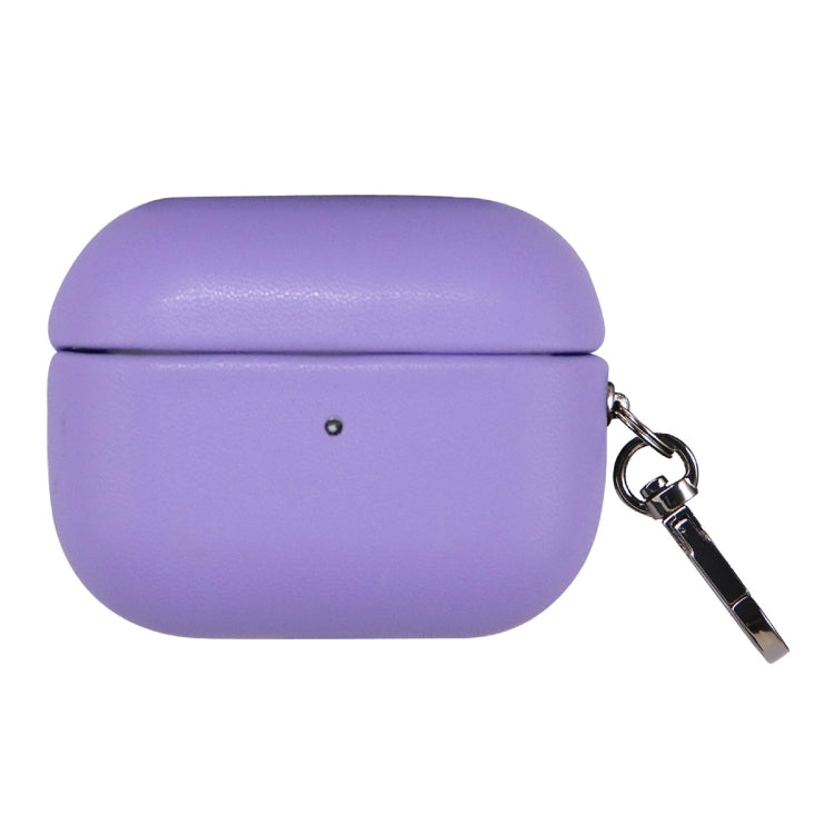 Gloss Oil PU Leather Wireless Bluetooth Earphone Protective Case, For AirPods 4