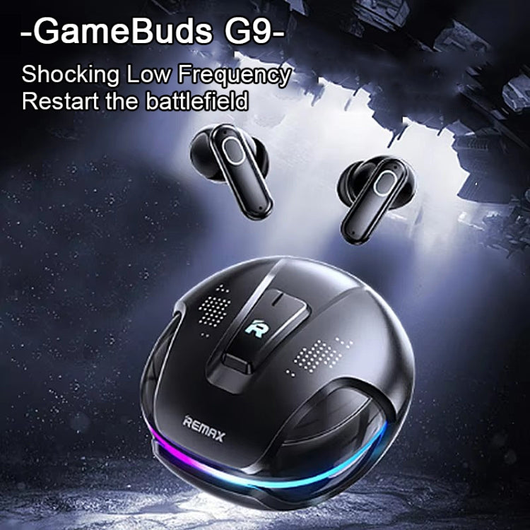 REMAX GameBuds G9 ANC Noise Reduction Gaming Wireless Bluetooth Earphones, Gamebuds G9  Black����...