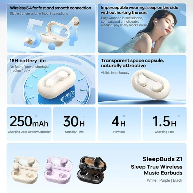 REMAX SleepBuds Z1 True Wireless Bluetooth 5.4 Music Earphones