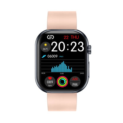 ET587 1.95 inch AMOLED Screen Smart Watch, ECG Electrocardiogram/Blood Sugar Monitoring