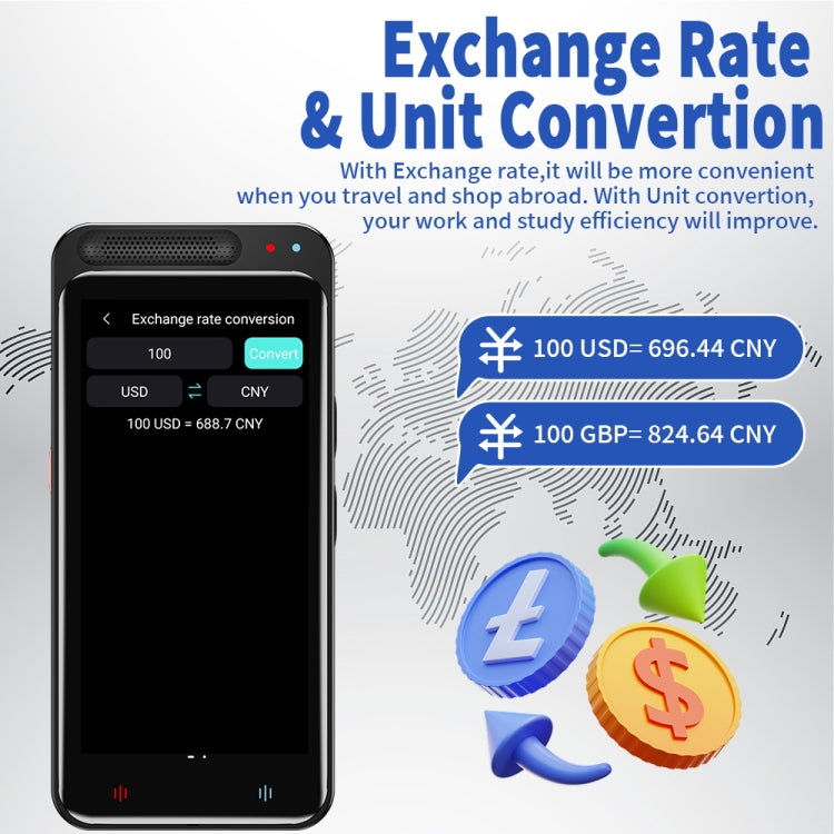 Z6 5.0 inch HD Touch Screen Smart AI Translator