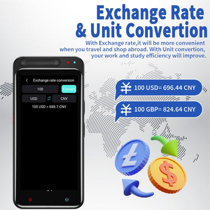 Z6 5.0 inch HD Touch Screen Smart AI Translator