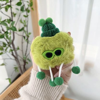 Plush Sunglasses Monster Bluetooth Earphone Protective Case, For AirPods Pro 2, For AirPods 3����...