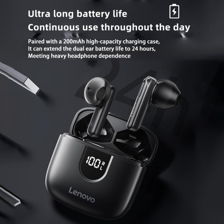 Original Lenovo EA120 Simple Semi-In-Ear True Wireless Bluetooth Earphones