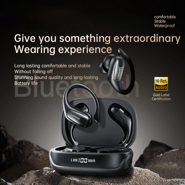 Original Lenovo EA305 Ear-mounted Digital Display True Wireless Bluetooth Earphones, EA305