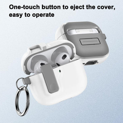 Automatic Switch Lock Bluetooth Earphone Shockproof Protective Case, For AirPods 4���������������...