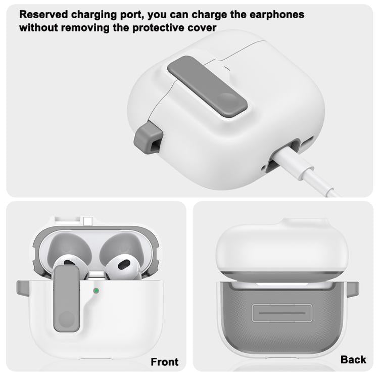 Automatic Switch Lock Bluetooth Earphone Shockproof Protective Case, For AirPods 4���������������...