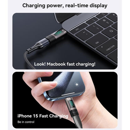 Yesido GS24 100W USB-C / Type-C to USB-C / Type-C Aluminum Alloy Digital Display Adapter