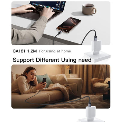 Yesido CA181 PD60W 3A USB-C / Type-C to USB-C / Type-C Charging Data Cable, Length: 1.2m