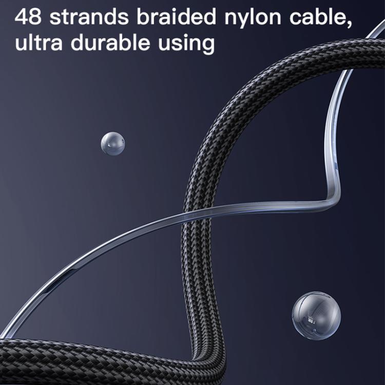 Yesido CA181 PD60W 3A USB-C / Type-C to USB-C / Type-C Charging Data Cable, Length: 1.2m