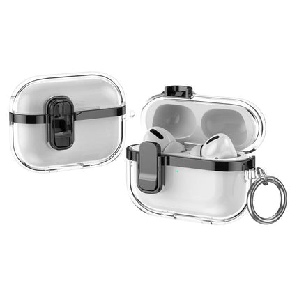 Electroplating Transparent Wireless Earphones Case with Security Lock, For AirPods 4�������������...