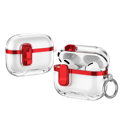 Electroplating Transparent Wireless Earphones Case with Security Lock