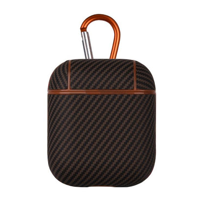 Carbon Fibre Texture PU Earbuds Box PC Case with Hook, For AirPods 4, For AirPods Pro 2����������...