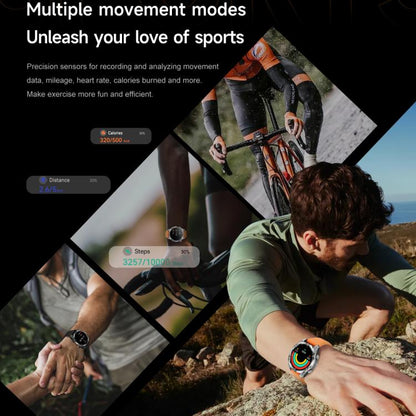 HD300 1.43 inch AMOLED Screen Silicone Strap Sports Smart Watch Supports Blood Oxygen Detection