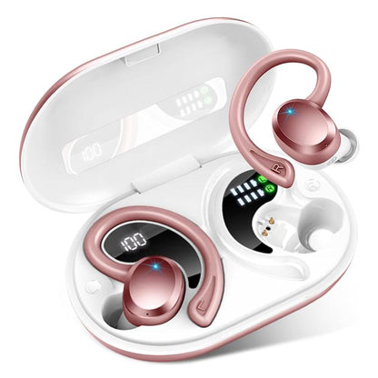 Q38 Ear-mounted LED Digital Display Wireless Bluetooth Earphone