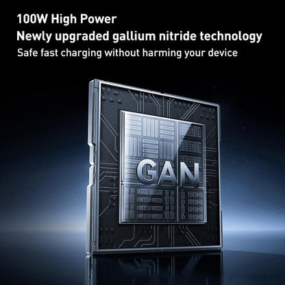 REMAX U2-AC 100W USB and Dual Type-C GaN Digital Display Fast Charger