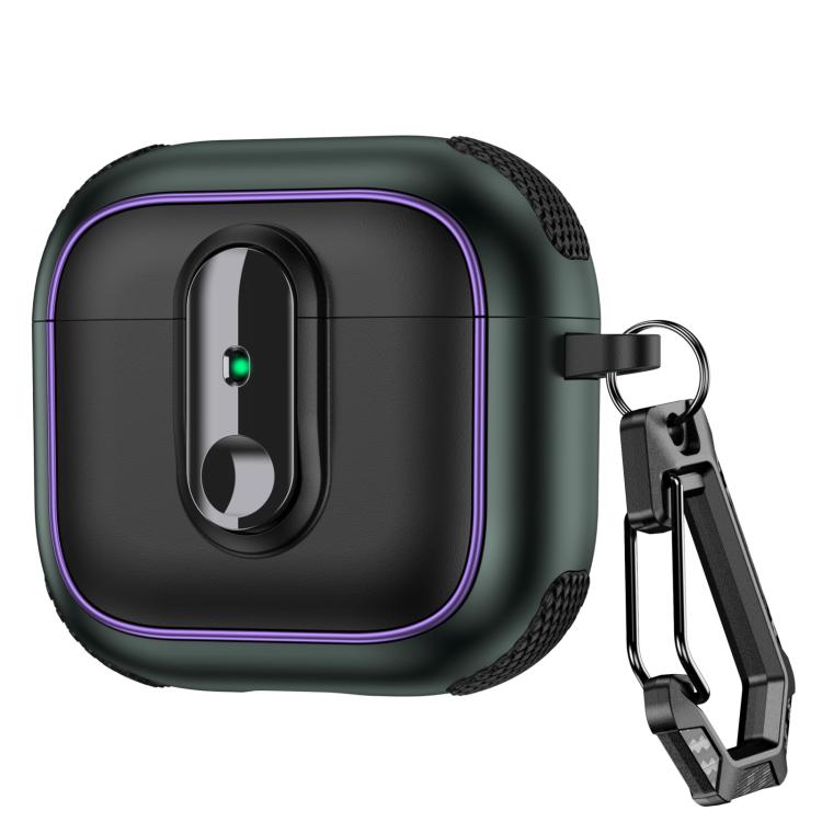 Armor Magnetic Wireless Earphones Case with Security Lock, For AirPods 4, For AirPods Pro 2������...