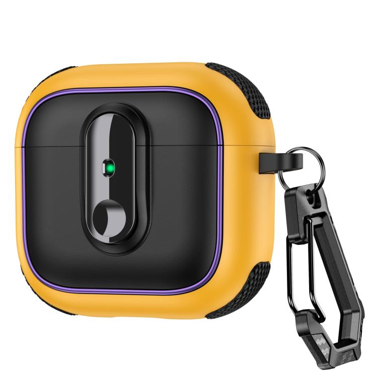 Armor Magnetic Wireless Earphones Case with Security Lock, For AirPods 4, For AirPods Pro 2������...