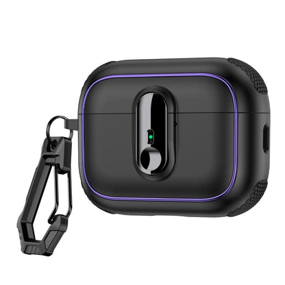 Armor Magnetic Wireless Earphones Case with Security Lock, For AirPods 4, For AirPods Pro 2������...