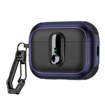 Armor Magnetic Wireless Earphones Case with Security Lock, For AirPods 4, For AirPods Pro 2������...
