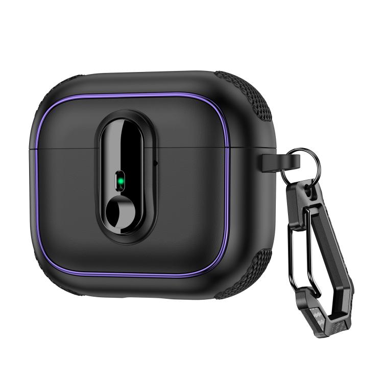 Armor Magnetic Wireless Earphones Case with Security Lock, For AirPods 4, For AirPods Pro 2������...