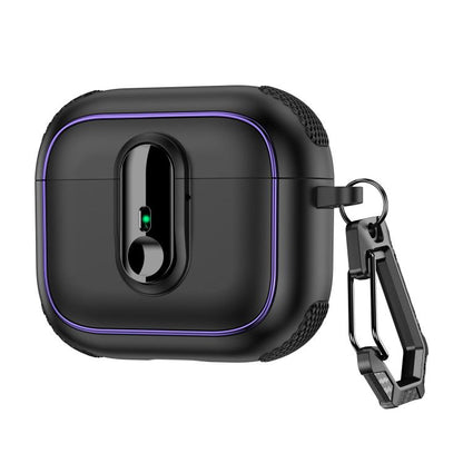 Armor Magnetic Wireless Earphones Case with Security Lock, For AirPods 4, For AirPods Pro 2������...