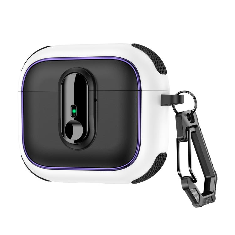 Armor Magnetic Wireless Earphones Case with Security Lock, For AirPods 4, For AirPods Pro 2������...