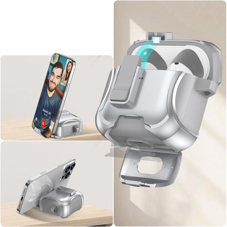 Wireless Bluetooth Earphones PC Hybrid TPU Protective Case, For AirPods 4, For AirPods Pro 2