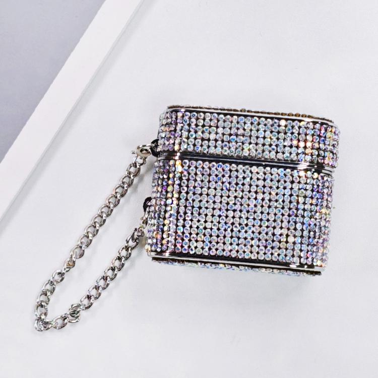 Cylindrical Diamond Bluetooth Earphone Protective Case, For AirPods 4, For AirPods Pro 2���������...