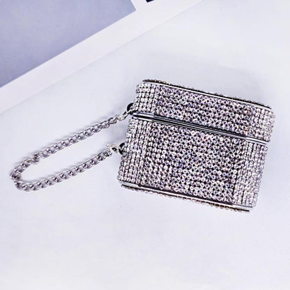 Cylindrical Diamond Bluetooth Earphone Protective Case, For AirPods 4, For AirPods Pro 2���������...