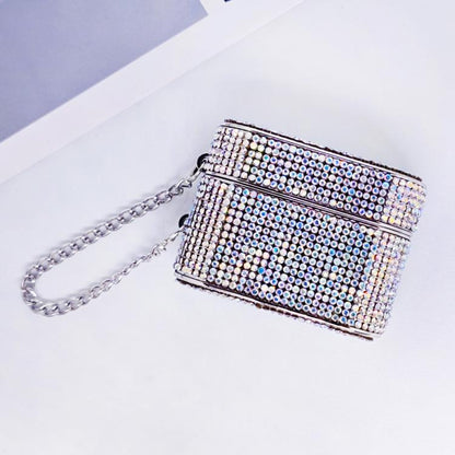 Cylindrical Diamond Bluetooth Earphone Protective Case, For AirPods 4, For AirPods Pro 2���������...