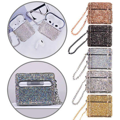 Cylindrical Diamond Bluetooth Earphone Protective Case, For AirPods 4, For AirPods Pro 2���������...