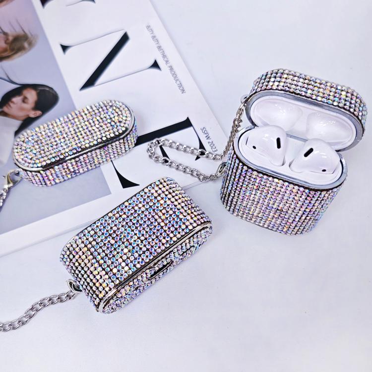 Cylindrical Diamond Bluetooth Earphone Protective Case, For AirPods 4, For AirPods Pro 2���������...