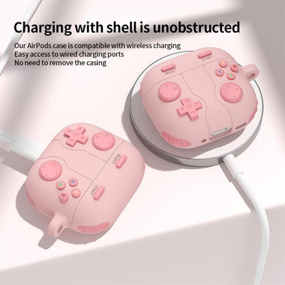 Game Console Style Wireless Earphone Silicone Case, For AirPods 4, For AirPods Pro 2, For AirPods...