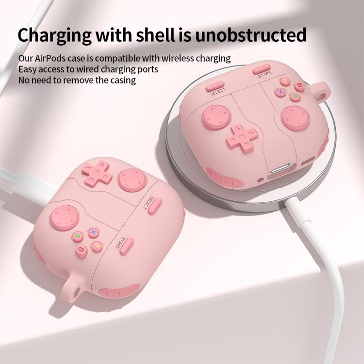 Game Console Style Wireless Earphone Silicone Case
