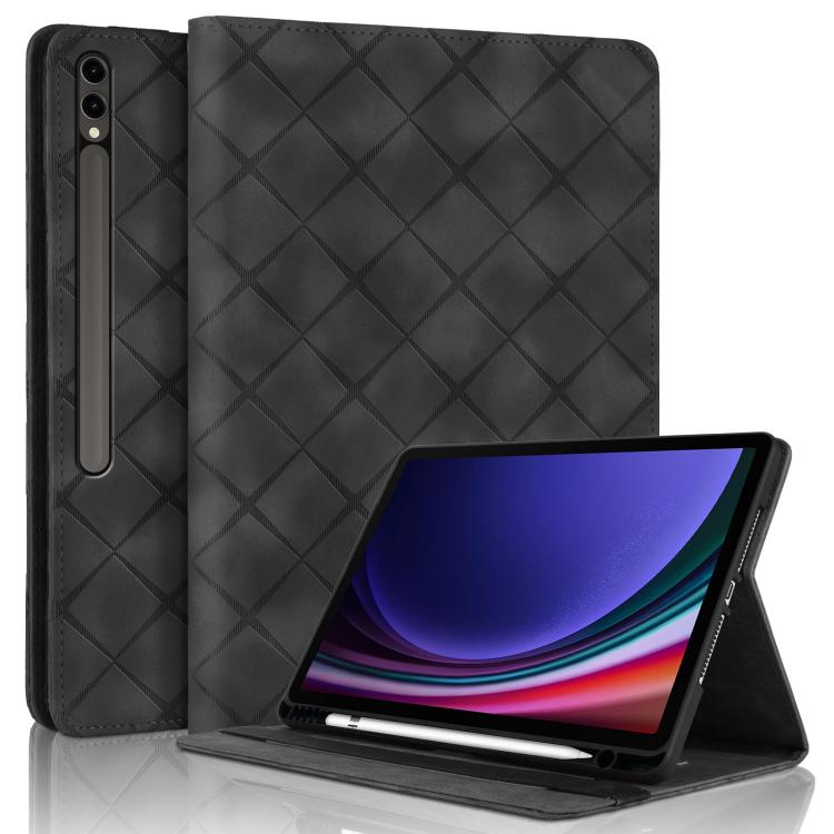 Rhombus Embossing Leather Tablet Case, For Samsung Galaxy Tab S10 FE+����������������������������...