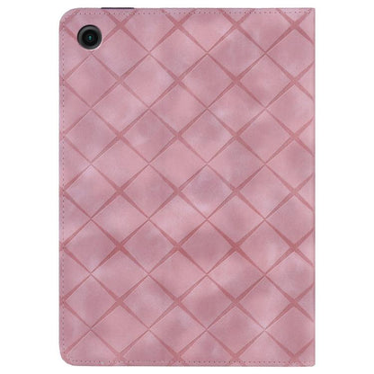 Rhombus Embossing Leather Tablet Case