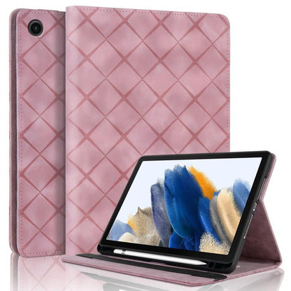 Rhombus Embossing Leather Tablet Case