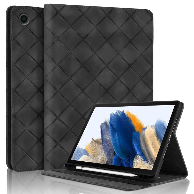 Rhombus Embossing Leather Tablet Case