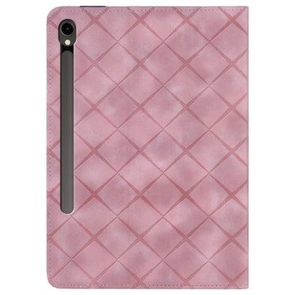 Rhombus Embossing Leather Tablet Case, For Samsung Galaxy Tab S10 FE+����������������������������...